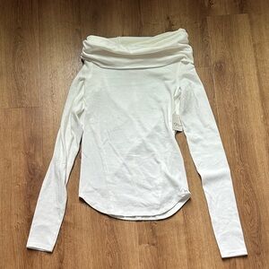 We The Free Cream Iris Off The Shoulder Top Size Small